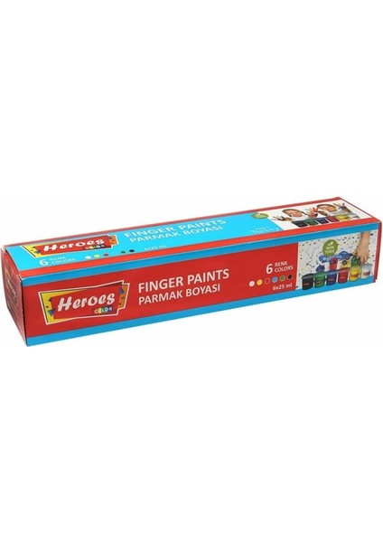 Nessiworld ERN-710 Heroes Color 6lı Parmak Boya - Eren Oyuncak