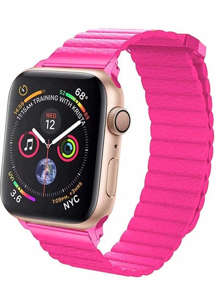 42 mm Deri Kırmızı Saat Kayışı, Şık ve Rahat Kullanım Için Ideal Seçim fiyatları