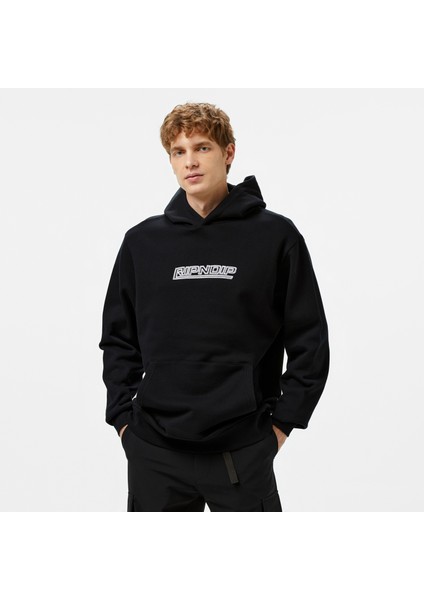 Robo Nerm Erkek Siyah Hoodie.black