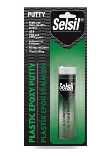 Selsil Plastik Putty Epoksi Macun Yapıştırıcı 57 gr