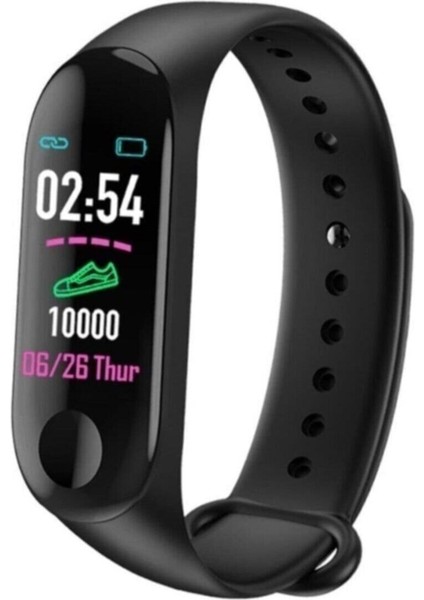 Siyah Akıllı Bileklik, Sağlıklı ve Şık Takip Aksesuarı