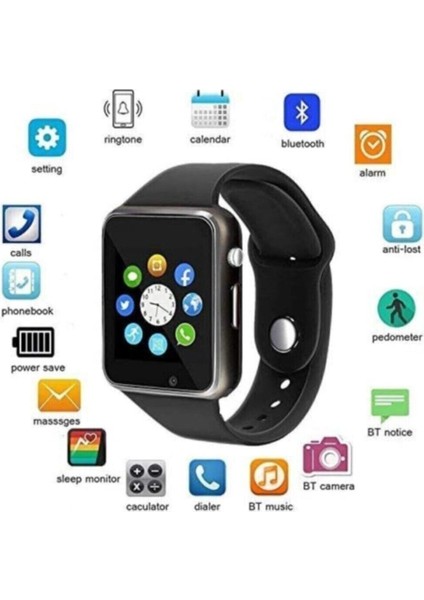 Renkli Akıllı Saat, Dokunmatik, T500 Uyumlu, Şık ve Fonksiyonel Tasarım modelleri