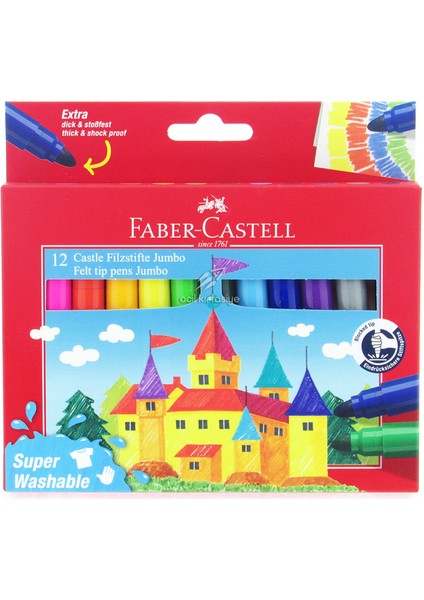 Keçeli Kalem Jumbo 12 Li