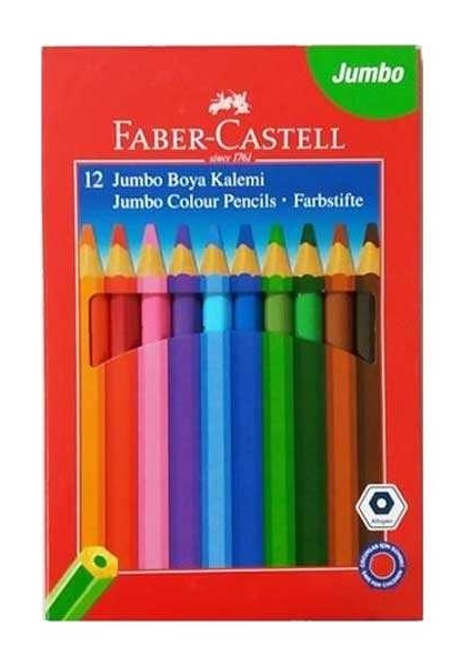 Jumbo Kuru Boya 12 Li Tam Boy