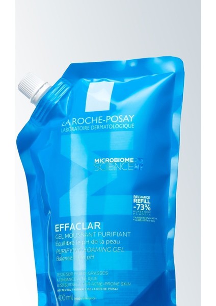 La Roche Posay Effaclar Yağlı Ciltler Için Temizleme Jeli 400 ml - Refill indirimleri