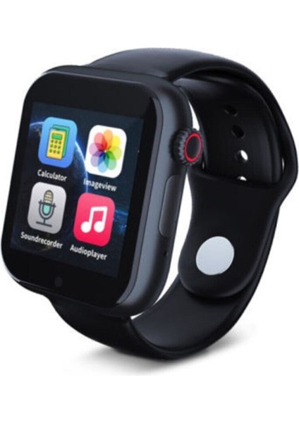 Kameralı, Konuşmalı, Sim Kartlı, Bluetooth, Kayıtlı, Şık ve Kullanışlı Akıllı Saat Siyah fiyatları
