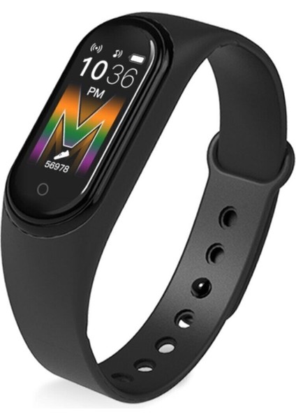 Şık Siyah Akıllı Bileklik, Sağlıklı ve Aktif Yaşam Için Mükemmel Tercih