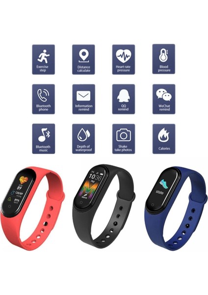 Şık Siyah Akıllı Bileklik, Sağlıklı ve Aktif Yaşam Için Mükemmel Tercih fırsatları