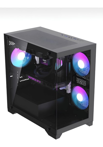NXR229 Ryzen 5 5500 16GB 500GB SSD Rtx 4060 8gb 27" Oyuncu Masaüstü Bilgisayar indirimleri