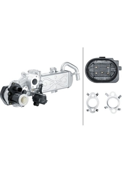 6NU358167001 - Egr Valfi Soğutucu Caddy-Jetta-Golf6-Passat-Superb-Octavıa-A3-Leon 09 1.6tdı Caya-B-C-D