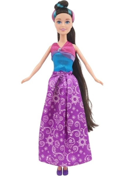 Prenses Bebek 30 cm - 66774 -3 - Mor (Lisinya) fiyatları