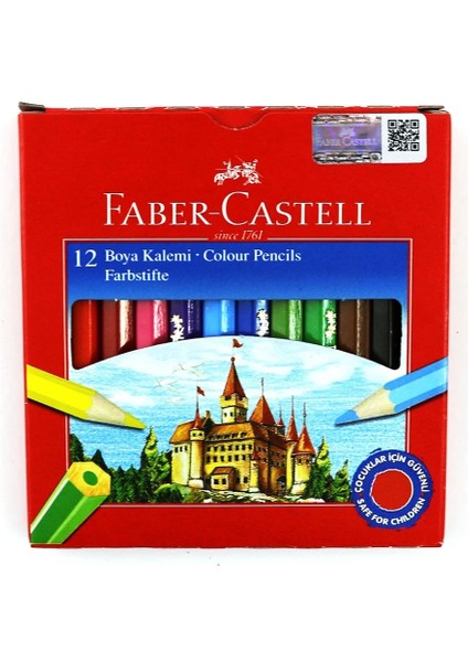 Kuru Boya 12 Li Yarım Boy