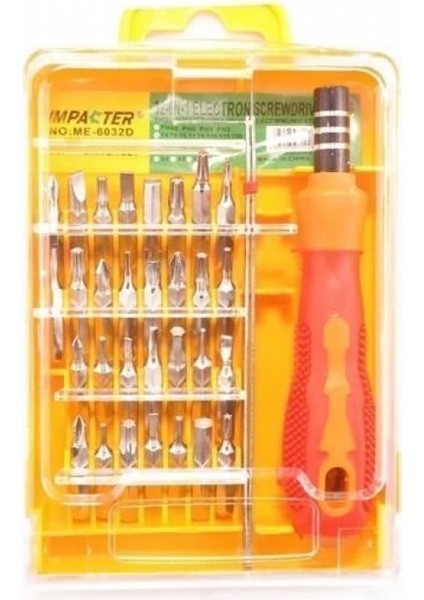 32 Parça Cep Telefonu Pc Tablet Mini Tornavida Seti Tamir Takımı