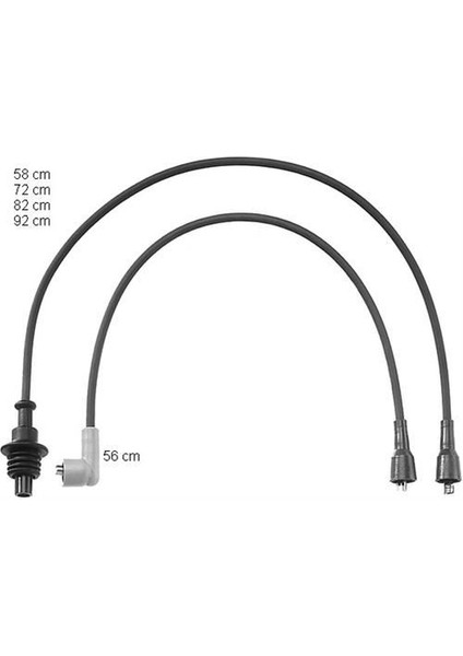 HBK.3286 - x Buji Kablosu P205-P305-P309-P405-BX 1.6-1.9 8V 83-97