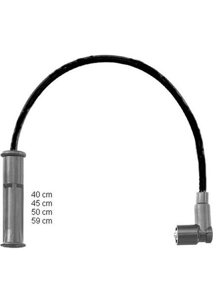 HBK.3330 - Buji Kablosu Clıo-Twng 1.2 D7F