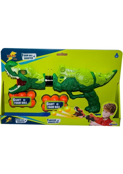 Nessiworld 3620 Surat-Zap-Silah Top Atan Dinozor 12 Toplu 2 Renk - Sunman