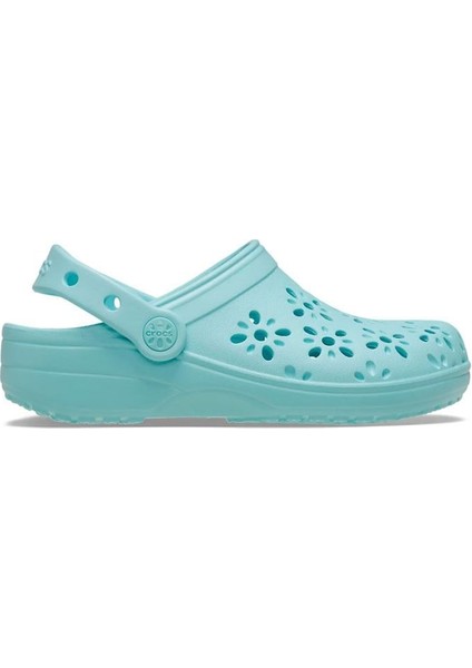 Classic Floral Cut Out Clog K Çocuk Sandalet 210943-4PD