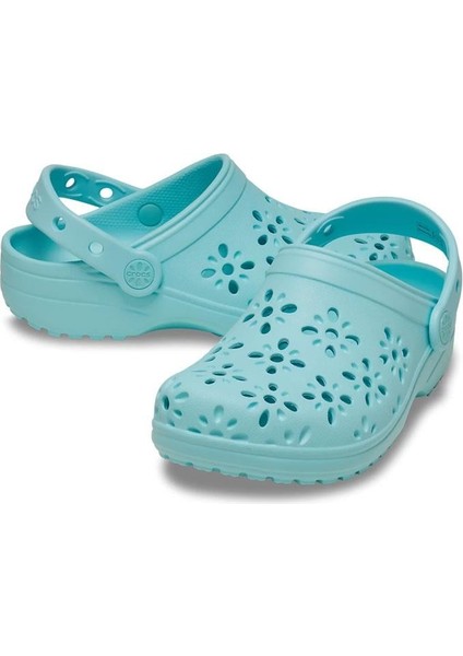 Classic Floral Cut Out Clog K Çocuk Sandalet 210943-4PD fiyatları