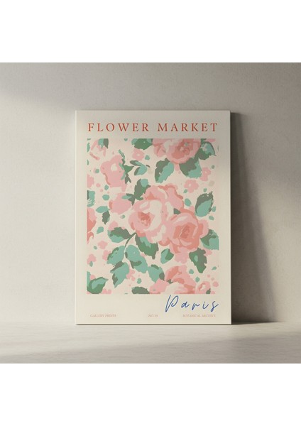 Paris Çiçek Pazarı Botanik Baskı Tablosu fiyatları