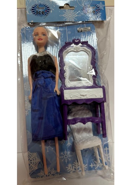 Snow Cıty Kart Makyaj Masalı Bebek