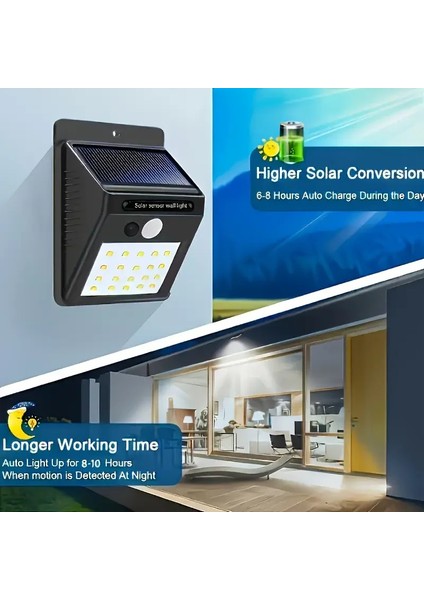 Solar Light Güneş Enerjili 20 Ledli Bahçe Aydınlatma (5224) indirimleri