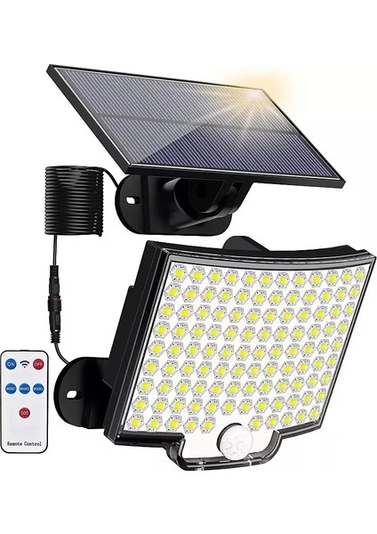 Solar Bahçe Aydınlatma Lambası 108 LED LF-2501B (5224)