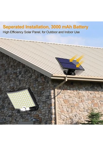 Solar Bahçe Aydınlatma Lambası 108 LED LF-2501B (5224) fiyatları