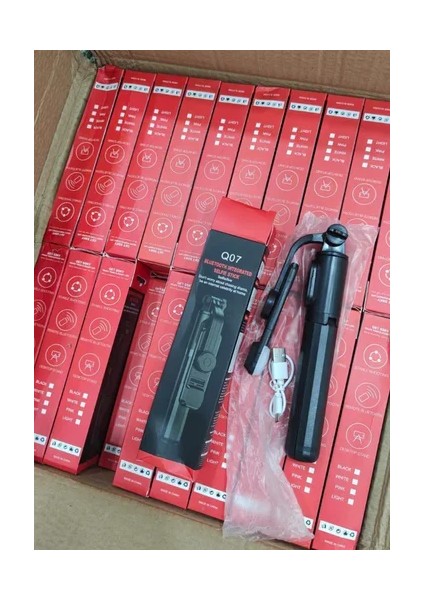 Universal Q07 6 Inç Halka Işık Taşınabilir Bluetooth Selfie Stick Tripod (5224) modelleri