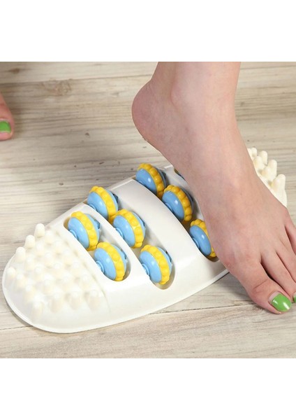 Masaj Mat Masaj Aleti 3D Shiatsu Rulo Ayak Masajı Rulo Ayak Rulo Tekerlek Akupunktur Noktası (5224) fiyatları