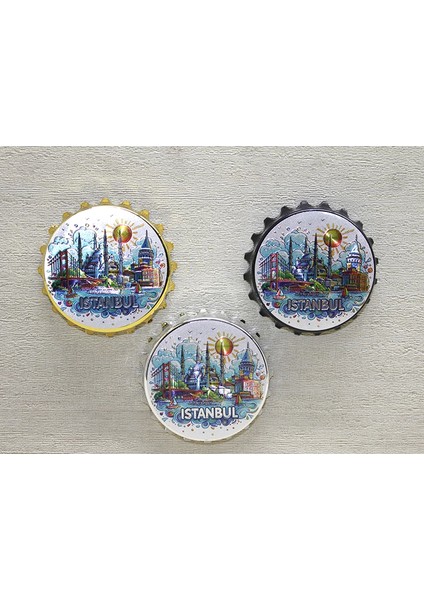 Istanbul Temalı Metal Magnet ALK4341 - Lisinya