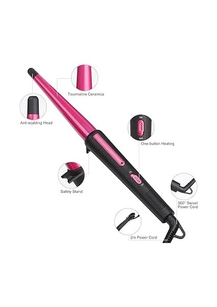 Profesyonel Konik Saç Maşası GW-7300 (5224) modelleri