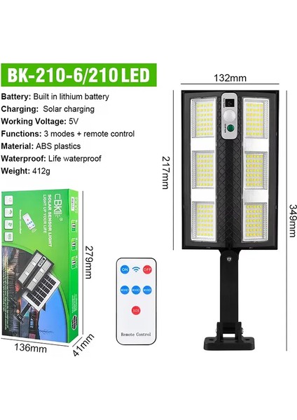 Hareket Sensörlü IP65 Güneş Enerjili LED Spot Kumandalı (5224) fiyatları