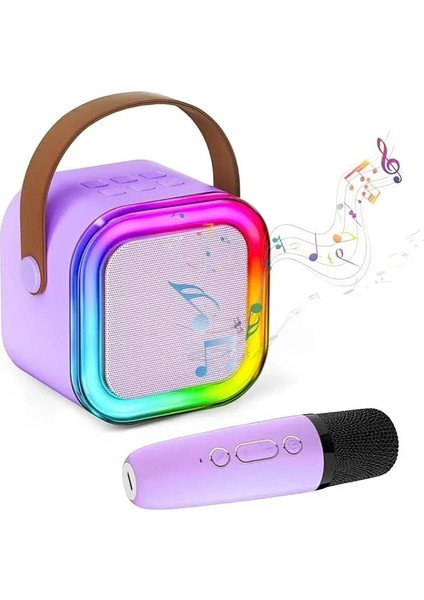 Karaoke Mikrofon Hoparlör Seti Mini (5224) fırsatları