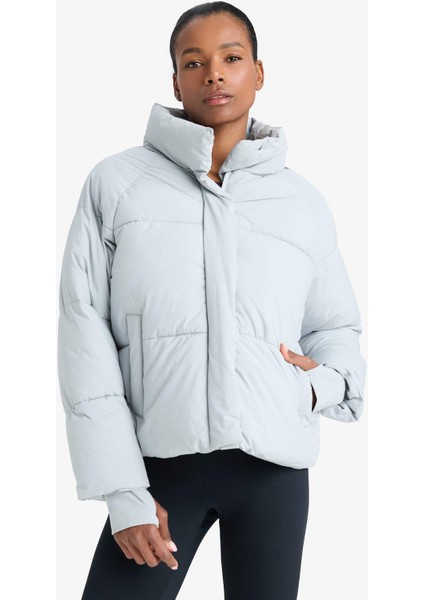 Fit Su Geçirmez Regular Fit Dik Yaka Reglan Kol Kışlık Şişme Mont A1550AX25WN fırsatları