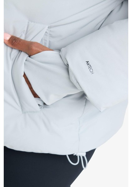 Fit Su Geçirmez Regular Fit Dik Yaka Reglan Kol Kışlık Şişme Mont A1550AX25WN indirimleri