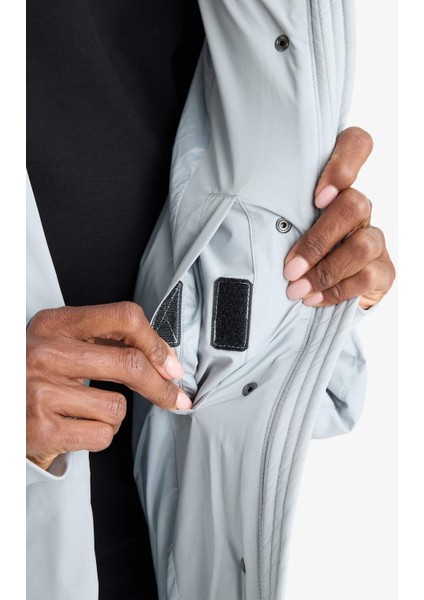 Fit Su Geçirmez Regular Fit Dik Yaka Reglan Kol Kışlık Şişme Mont A1550AX25WN
