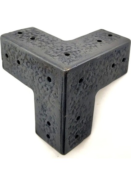 Antika Tarz Dekoratif Pirinç Köşe Gönye - 68X68 Mm, Oksit - Lisinya