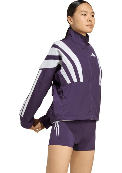 Adizero Nyc Kadın Mor Koşu Rüzgarlığı.- fiyatları