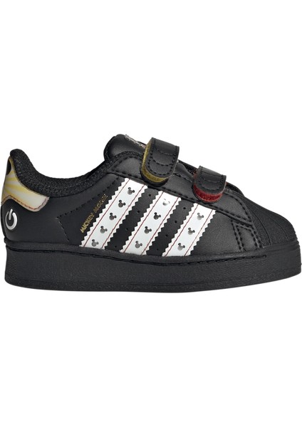 AJQ2806 Adidas Superstar LED Lıghts Cf I Bebek Spor Ayakkabı Siyah
