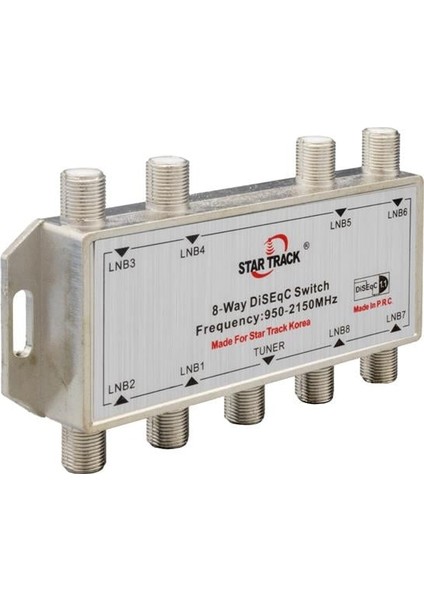 5-2050 Mhz 1/8 Uydu Anten Dağıtıcı / Çoğaltıcı Diseqc Switch