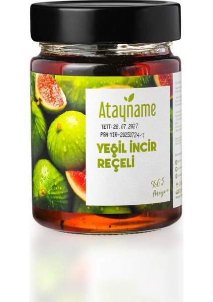 Lisinya Yeşil Incir Reçeli 350 G