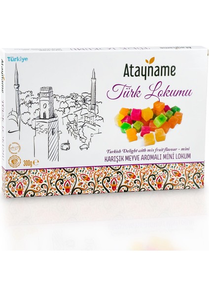 Lisinya Karışık Meyve Aromalı Mini Lokum 300 G