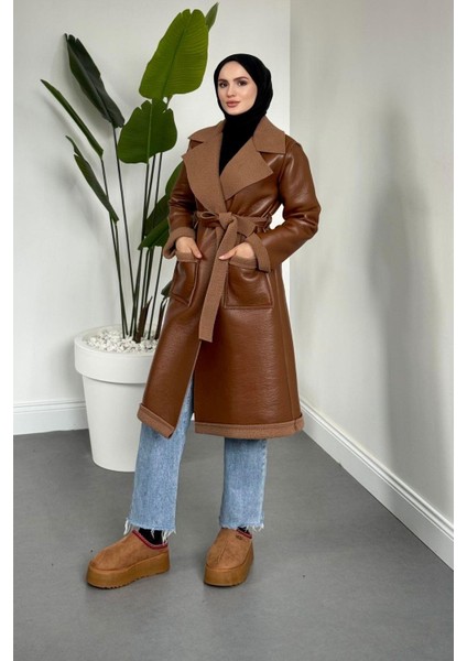 Ribana Içi Kürklü Suni Deri Kaban Taba