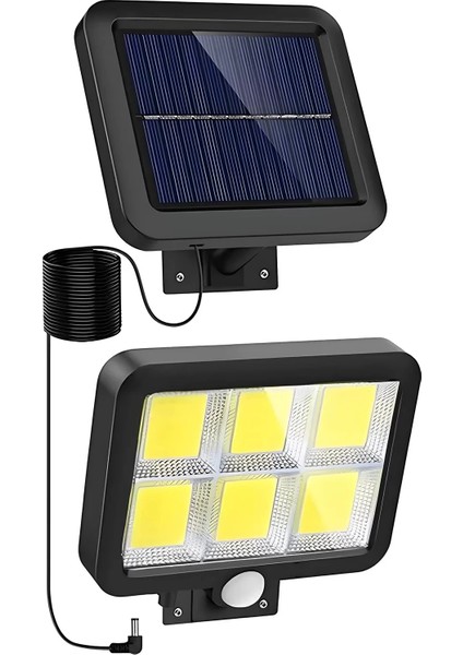 Güneş Enerjili Hareket Sensörlü Bahçe Lambası SL-F100 (5224)