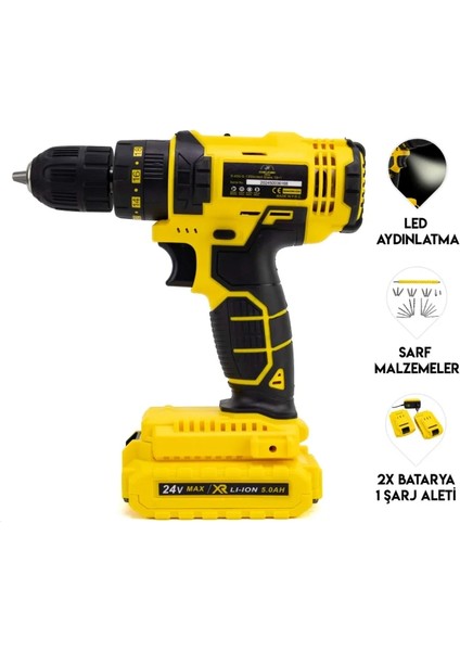 Chelikbei Darbeli Vidalama Şarjlı Matkap ST24 (5224) fiyatları