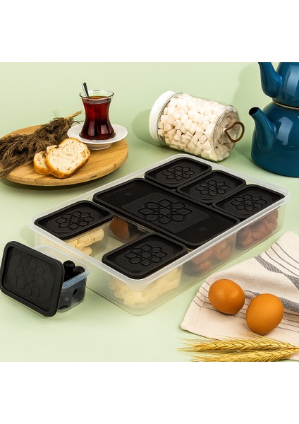 Piknik Kahvaltı Saklama Seti – 8 Parça Çok Amaçlı Gıda Saklama Kabı (6 Küçük, 1 Orta, 1 Büyük) fiyatları