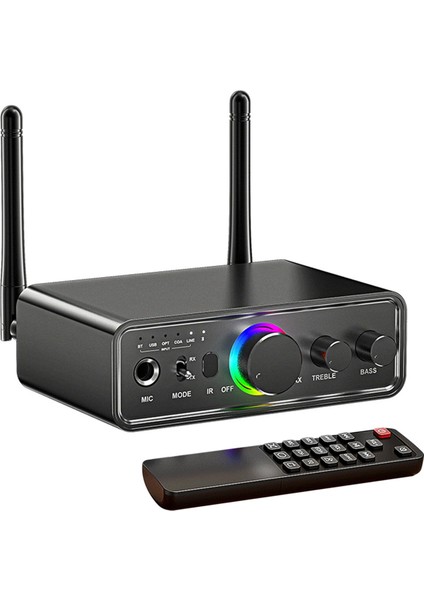 Bluetooth 5.3 Verici Alıcı Tv/pc/kulaklık/ktv/home Stereo Için 2&#39;si 1 Arada Kablosuz Ses Adaptörü (Yurt Dışından)