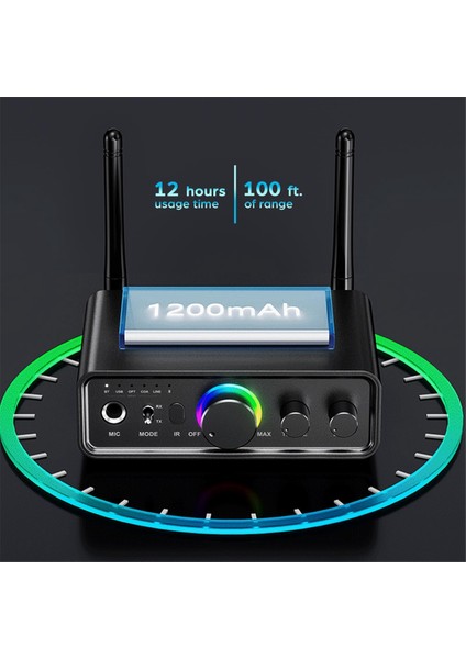 Bluetooth 5.3 Verici Alıcı Tv/pc/kulaklık/ktv/home Stereo Için 2&#39;si 1 Arada Kablosuz Ses Adaptörü (Yurt Dışından) fırsatları