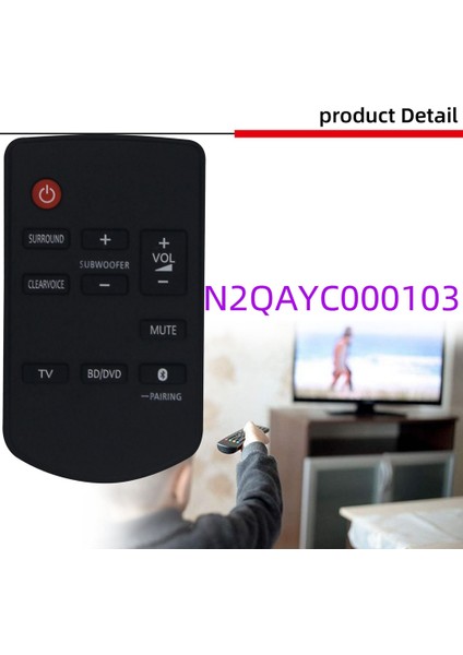 Panasonic SC-HTB18EG-K SC-HTB18 SC-HTB18EB-K Home Sciesice Ses Sistemi Için Uzaktan Kumanda Değiştirme N2QAYC000103 (Yurt Dışından) indirimleri