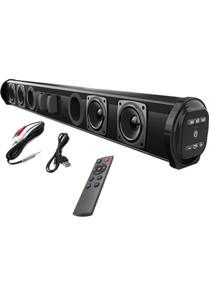 Kablosuz Bluetooth Ses Çubuğu Hoparlör Sistemi Kablolu Kablosuz Surround Stereo Ses Hoparlör Ev Sineması Tv Projektörü (Yurt Dışından) fiyatları
